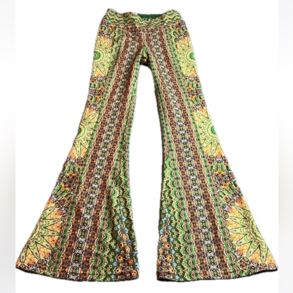 🎯NWOT Wolven Fauna Flare Green Size XSP - Picture 4 of 12